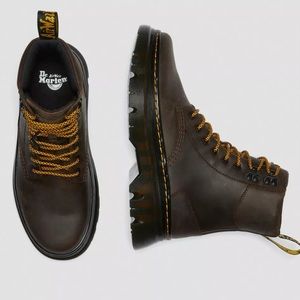 🆕 Dr. Martens Tarik Crazy Horse Leather Work Boots Sz 8